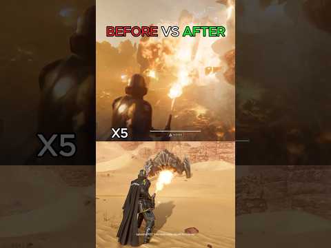 The Flamethrower Before and after The Upcoming Update - Helldivers 2