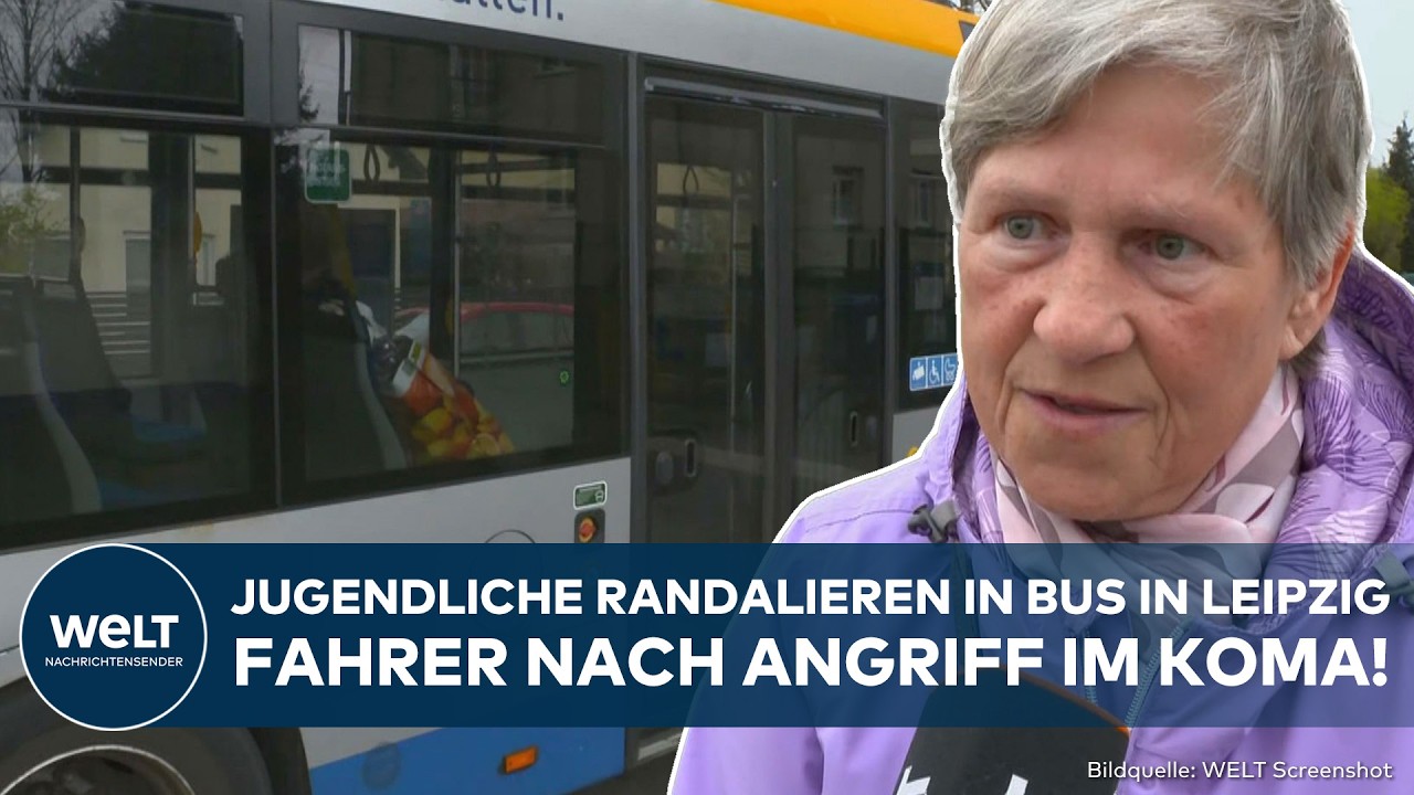 LEIPZIG: Ins Koma geprügelt! Jugendlicher attackiert Fahrer nach Randale im Bus