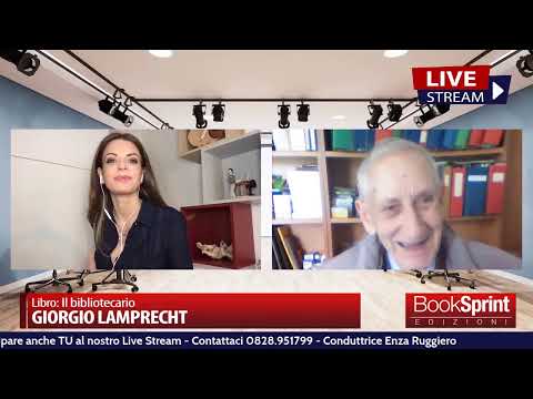 Giorgio Lamprecht presenta in diretta il suo libro "Il bibliotecario"