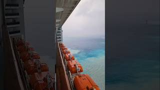 Stormy day at MSC Ocean Cay Bahamas  #shorts