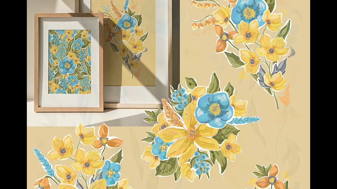 Glowly Flowers Collection Stock Graphics - Download