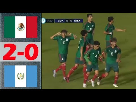 Mexico vs Guatemala Highlights & All Goals | 2023 CONCACAF U17 Championship | 2.13.2023