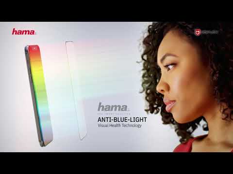 Hama 3D-Displayschutzglas "Anti-BlueLight" mit antimikrobieller Oberfläche