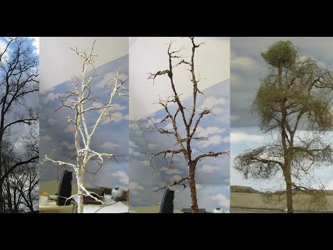 Bau von Modellbäumen mit einfachen Mitteln.