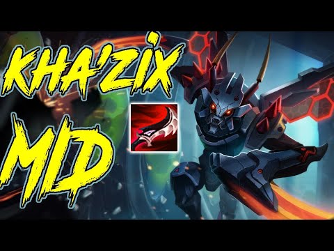 Kha'zix Mid Lane| CRAZY FUN GAME | Kha'zix GAMEPLAY - League Of Legends