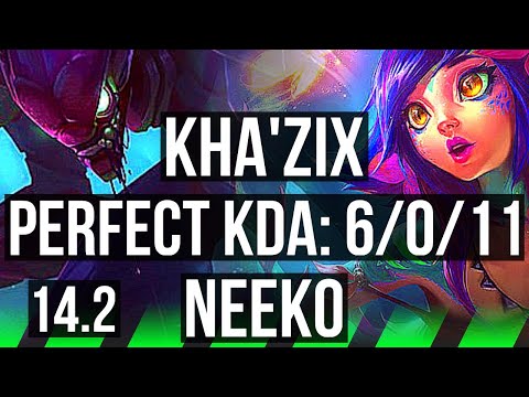 KHA vs NEEKO (JNG) | 6/0/11, Dominating | NA Challenger | 14.2