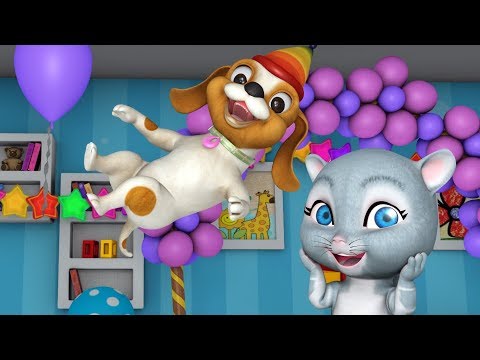 Pappu's Birthday Song with Pet Animals | Kannada Rhymes for Children | Infobells