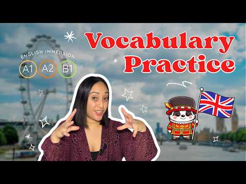 British English Listening Practice | Learn English Vocabulary Words (ESL)