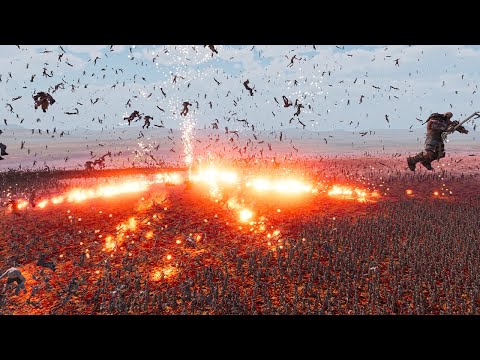 UEBS 2!!! 10 catapult vs 3,000,00 zombie & orc + roman general |  Ultimate Epic Battle Simulator 2