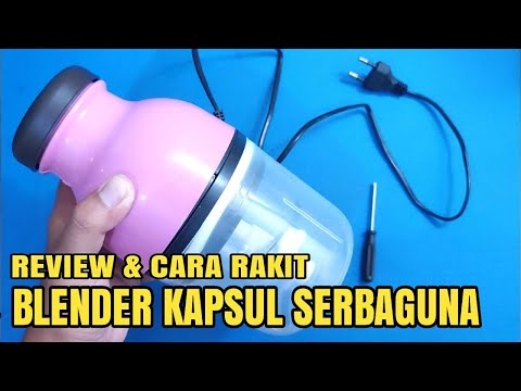 REVIEW OF THE MULTIPURPOSE CAPSULE BLENDER‼️HOW TO ASSEMBLE THE CAPSULE BLENDER‼️