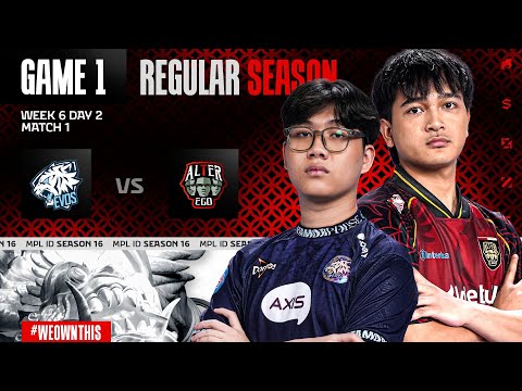 EVOS vs ALTER EGO | Regular Season Week 6 Day 2 | Game 1 | #MPLIDS16