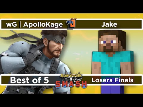 Boardwalk Pre CEO Losers Finals - ApolloKage (Snake) v Jake (Steve) - CFL SSBU