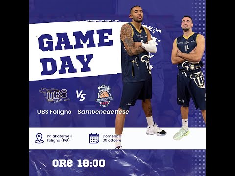 5^ giornata campionato serie C Gold: UBS Foligno - Sambenedettese Basket