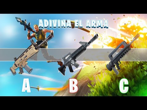 ¡ADIVINA el ARMA de FORTNITE por su SONIDO! *FÁCIL*