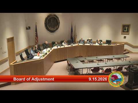 9.15.2026 Board of Adjustment