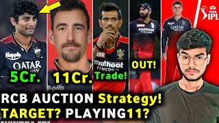 RCB Auction Strategy 2024 IPL | RCB Target Players List 2024 | RCB Best Playing 11 | RCB News Today