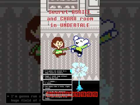 SECRET Asriel and Chara Room in Undertale??? #undertale #deltarune #chara #asriel #code
