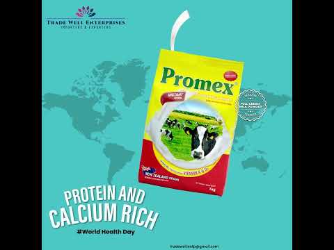 Promex milk powder contributes to a healthy body, a solid bone structure, and exceptional growth.