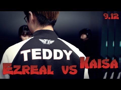 SKT Teddy - Ezreal vs Kaisa ADC - LoL Season 9 KR Ranked | League Of Legends