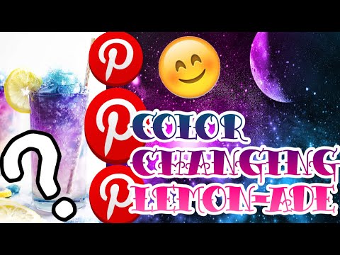 COLOR CHANGING LEMONADE//PINTERTEST -FOODHUB