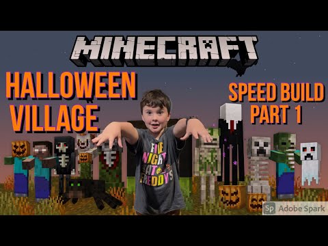 Haunted Candy Corn Village: Minecraft Build
