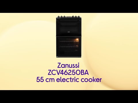 Zanussi ZCV46250BA 55 cm Electric Cooker - Black - Product Overview
