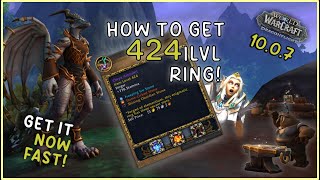 Onyx Annulet Ring 424ilvl - How to Craft/Upgrade Primordial Gems & Goldmaking Tips 10.0.7 WoW