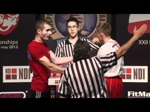 finals   junior men left 60kg   XXII European Armwrestling Championships