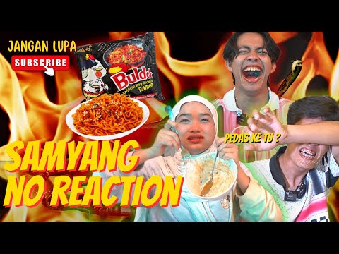 JANGAN TENGOK KALAU TAK KUAT IMAN ! - CHALLENGE MAKAN RAMEN TANPA REACTION MUKA !