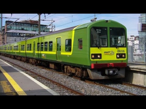 Dart Train number 8606 - Grand Canal Station, Dublin