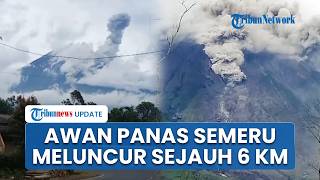 Gunung Semeru Kembali Beraksi! Keluarkan Awan Panas Sejauh 6 Km, BPBD Imbau Warga Tetap Tenang