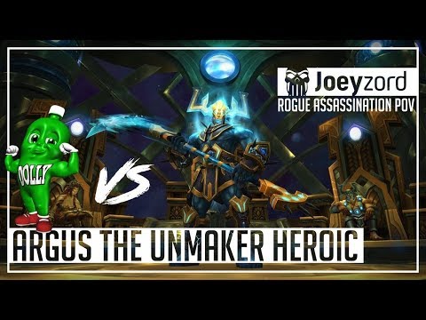 Antorus, the Burning Throne - Argus the Unmaker (HEROIC) - 7.3.5 - Rogue Assassination POV