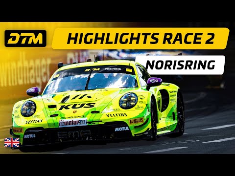 Race Red-Flagged! 😱 Preining Triumphs Amid the Chaos! | Highlights Race 2 Norisring | DTM 2025
