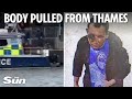Moment Police Pull Clapham Attacker S Body From Thames In Hunt For Abdul Ezedi