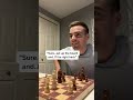 Playing chess with his girlfriend