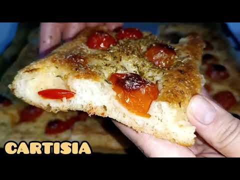 Focaccia con Pomodorini e Origano Morbidissima - Ricette Golose di CARTISIA
