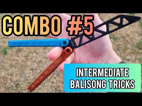 Combo #5 Balisong Tutorial | Intermediate Butterfly Knife Tricks