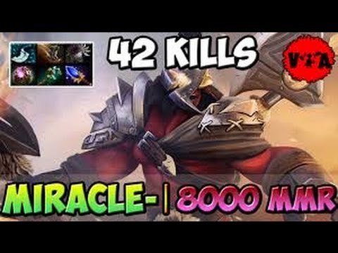 Dota 2 GG Miracle Axe 7 MIN GODLIKE |34 MIN 42 Kill