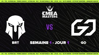 EMEA Masters Summer 2023 - Play IN - BRT vs GO
