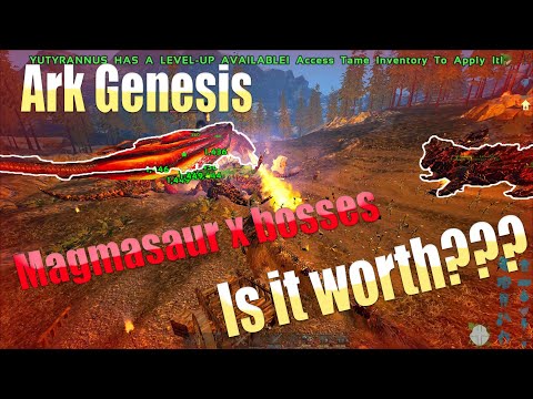 Magmasaur against bosses, is it viable???(discussion)| Ark:Genesis