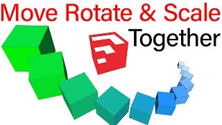 Move Copy Rotate & Scale Together With Grow Plugin in SketchUp | Part 1