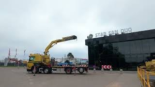 Scania G440 8x2 Palfinger PK 53002 SH Crane Kran flatbed truck | Image 4 - Autoline