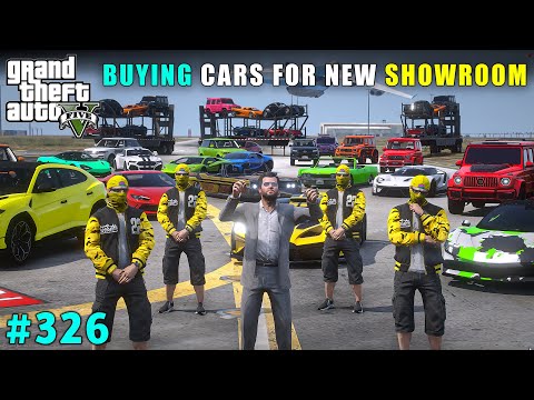 BUYING LUXURY CARS FOR OUR NEW DEALERSHIP | GTA V GAMEPLAY #326