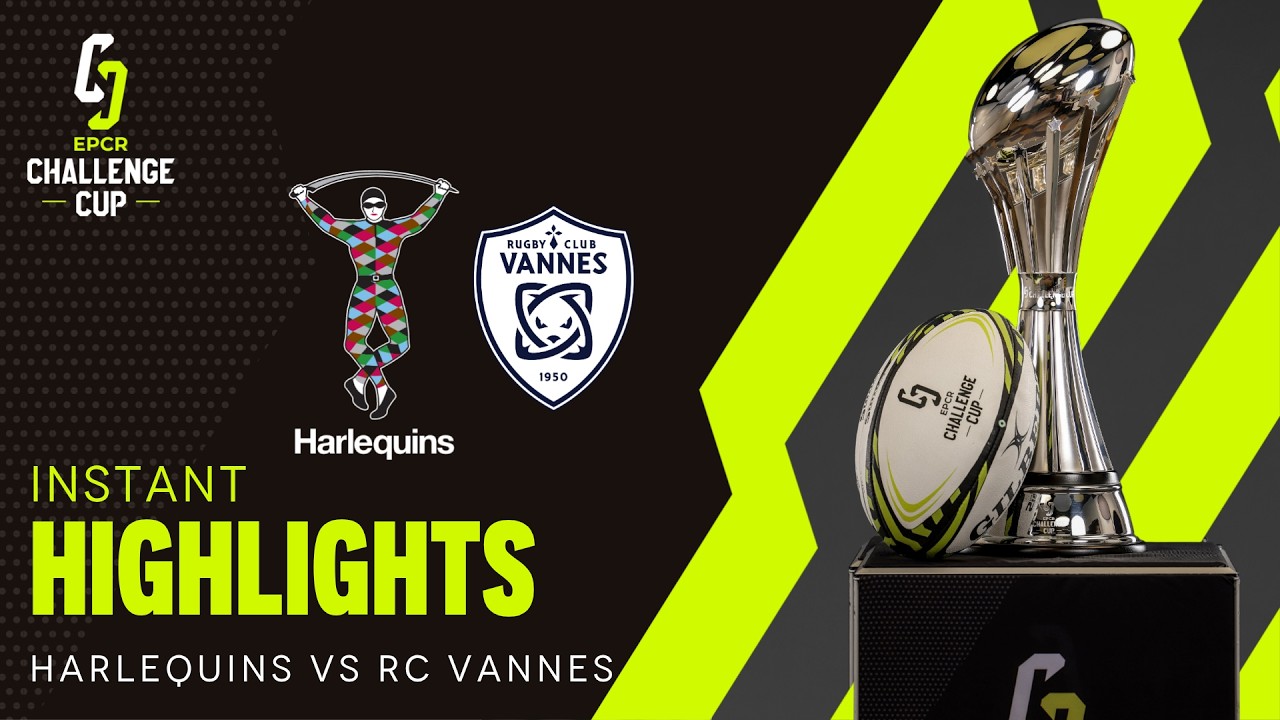 Instant Highlights - Harlequins v RC Vannes │ EPCR Challenge Cup 2026/27