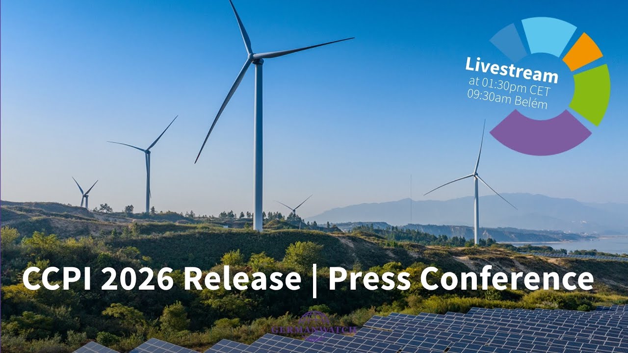 CCPI 2026 Release | Press Conference LIVE from COP30 | Germanwatch