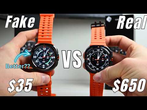 FAKE Galaxy Watch Ultra BETTER than the REAL??