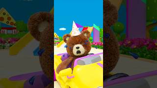 Wheels on the Bus Wah Wah |  Bear &amp; friends Koka TV #nurseryrhymes  #shorts  #wheelsonthebus