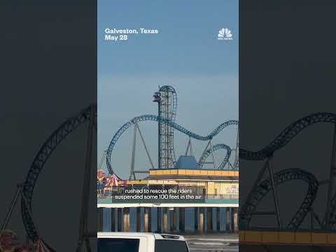 This roller coaster got stuck at the top of its lift hill, stranding riders for hours