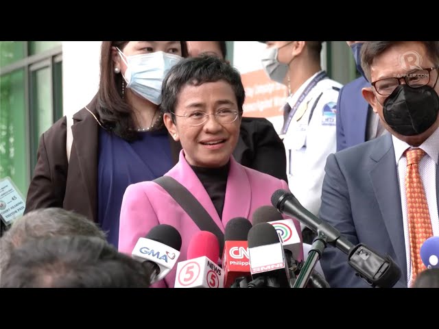 LIVESTREAM: Maria Ressa, lawyers speak to media after acquittal in tax cases