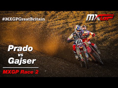 Prado vs Gajser | MXGP Race 2 | MXGP of Great Britain 2022 #MXGP #Motocross